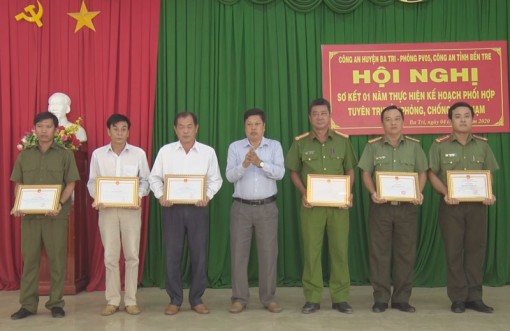 Ba Tri sơ kết công tác tuyên truyền vận động nhân dân tham gia giữ gìn an ninh, trật tự