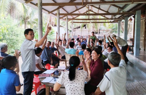 Người dân ấp Minh Nghĩa đồng thuận tiếp tục thi công đường ĐC 11