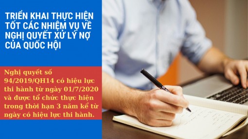 Hướng dẫn hồ sơ, thủ tục xử lý nợ theo Nghị quyết số 94 của Quốc hội