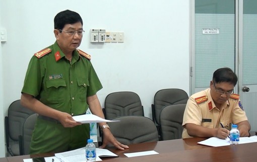 Kiểm tra công tác đảm bảo trật tự an toàn giao thông tại TP. Bến Tre