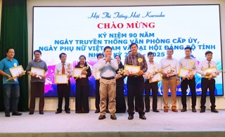 Hội thi tiếng hát karaoke văn phòng cấp ủy Hội thi tiếng hát karaoke văn phòng cấp ủy