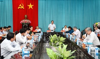 Hội nghị Tỉnh ủy đột xuất kiểm tra tiến độ công tác chuẩn bị đại hội Hội nghị Tỉnh ủy đột xuất kiểm tra tiến độ công tác chuẩn bị đại hội