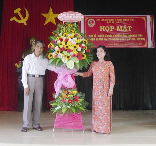 Họp mặt đơn vị Quân y huyện Giồng Trôm lần thứ 4 Họp mặt đơn vị Quân y huyện Giồng Trôm lần thứ 4