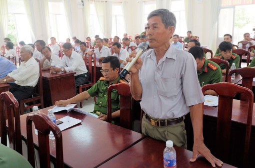 Thạnh Phú tổ chức diễn đàn "Công an lắng nghe ý kiến nhân dân”