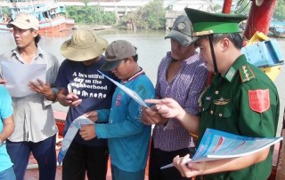 Đồn Biên phòng Cửa Đại thi đua bảo vệ chủ quyền an ninh biên giới biển gắn với học tập và làm theo Bác