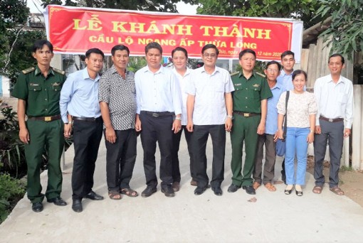 Thừa Đức khánh thành cầu Lộ Ngang ấp Thừa Long