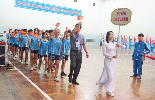 Khai mạc Hội khỏe Phù Đổng tỉnh Bến Tre năm 2021