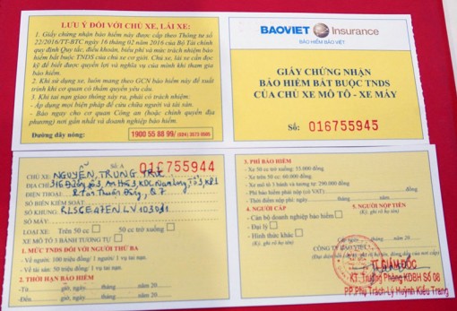 Bảo hiểm bắt buộc xe máy có gì mới? Bảo hiểm bắt buộc xe máy có gì mới?