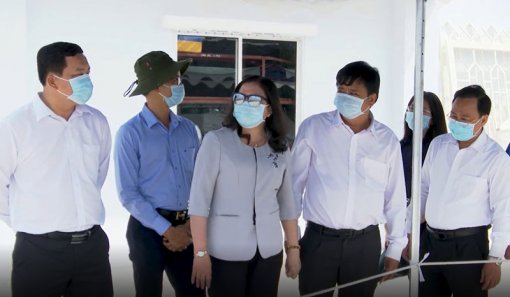 Thường trực Tỉnh ủy thăm, chúc Tết tại các công trình giao thông