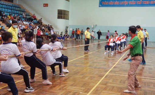 Chuẩn bị tham gia Hội khỏe Phù Ðổng khu vực V năm 2021