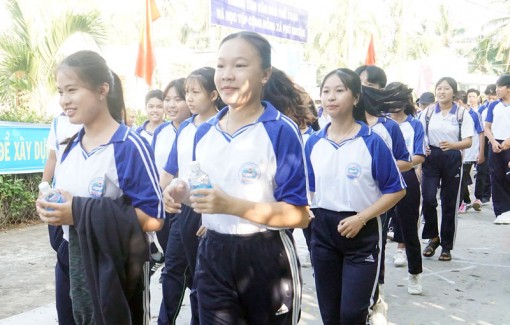 Các xã trên địa bàn TP. Bến Tre tổ chức Ngày chạy Olympic vì sức khỏe toàn dân