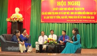 Nhiều tập thể, cá nhân tiêu biểu trong học tập và làm theo gương Bác