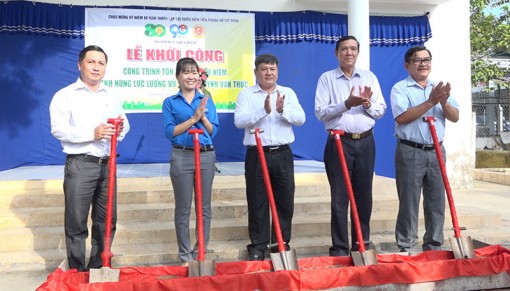 Khởi công công trình tôn tạo, nâng cấp khu tưởng niệm Anh hùng Lực lượng vũ trang Huỳnh Văn Thức