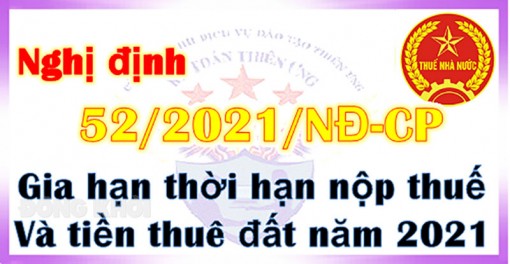 Nghị định về việc gia hạn nộp thuế năm 2021