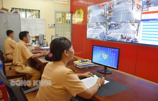 Camera giám sát góp phần đảm bảo trật tự an toàn giao thông Camera giám sát góp phần đảm bảo trật tự an toàn giao thông