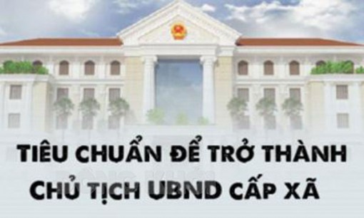 Tiêu chuẩn của chủ tịch UBND cấp xã Tiêu chuẩn của chủ tịch UBND cấp xã