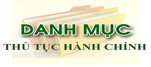 Công bố danh mục 1 thủ tục hành chính Công bố danh mục 1 thủ tục hành chính