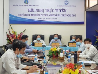Hội nghị trực tuyến toàn quốc về chuyển đổi số trong ngành nông nghiệp Hội nghị trực tuyến toàn quốc về chuyển đổi số trong ngành nông nghiệp