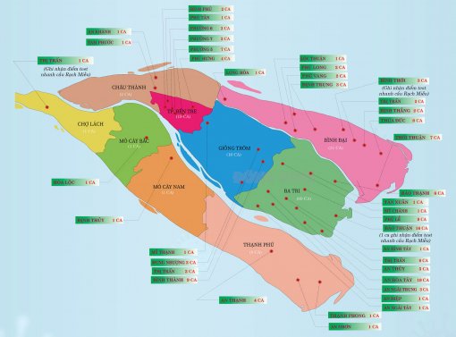 [Infographics] Thông tin dịch Covid-19 tại Bến Tre, ngày 16-7-2021