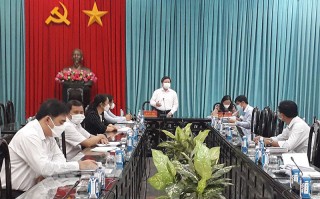 Bí thư Tỉnh ủy Lê Đức Thọ làm việc với Văn phòng Tỉnh ủy