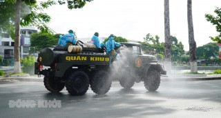 Không phun hóa chất diệt vi-rút SARS-CoV-2 tại những khu vực ngoài trời