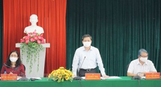 Thường trực Tỉnh ủy làm việc với Ban Tuyên giáo Tỉnh ủy