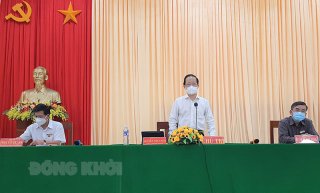 Thạnh Phú, Bình Đại họp Ban Chỉ đạo phòng, chống dịch Covid-19