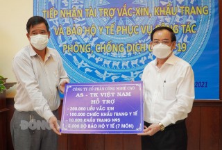 Tiếp nhận 200 ngàn liều vắc-xin phục vụ công tác phòng, chống dịch Covid-19