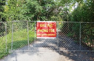 Cách ly một phần ấp Thanh Bắc xã Tân Thanh Tây để phòng, chống dịch Covid-19
