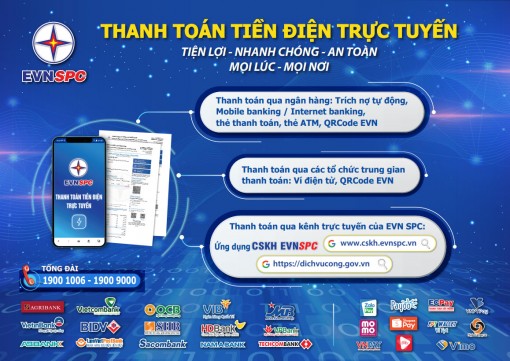 Thanh toán tiền điện trực tuyến