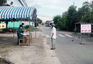 Người dân Mỹ Nhơn tích cực phòng chống dịch Covid-19