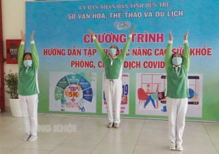 Phối hợp tuyên truyền, hướng dẫn người dân tập luyện thể dục thể thao nâng cao sức khỏe phòng, chống dịch bệnh Covid-19