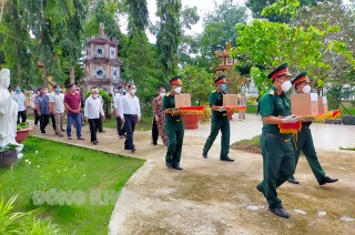 Giồng Trôm đón nhận, cầu siêu và bàn giao linh cốt nạn nhân tử vong do dịch Covid-19