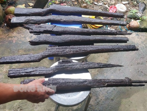 Thạnh Trị phát hiện ổ súng bằng gỗ thời kỳ kháng chiến chống Pháp