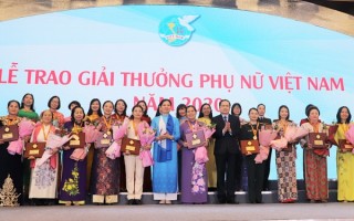 Lễ trao Giải thưởng Phụ nữ Việt Nam và Cuộc thi Phụ nữ khởi nghiệp năm 2021