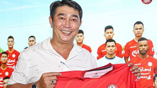 HLV Trần Minh Chiến dẫn dắt CLB TP.HCM