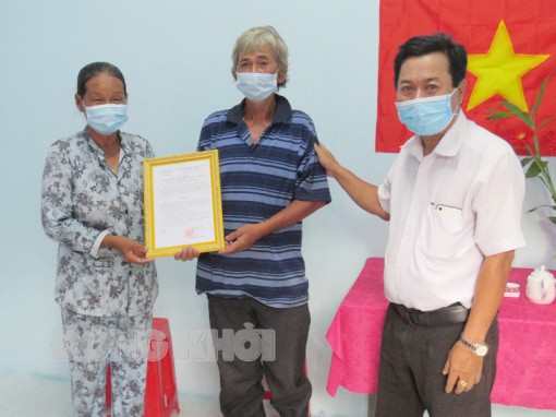 CEP Bến Tre hỗ trợ kinh phí xây dựng nhà ở cho hộ nghèo
