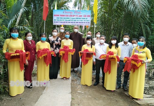 Ủy ban MTTQ Việt Nam tỉnh khánh thành cầu tại xã Lộc Thuận