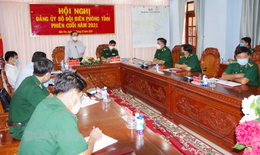 Đảng ủy Bộ đội Biên phòng tỉnh hội nghị phiên cuối năm 2021 Đảng ủy Bộ đội Biên phòng tỉnh hội nghị phiên cuối năm 2021