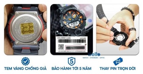 Mua đồng hồ Casio G-Shock chính hãng tại Bello - đại lý ủy quyền uy tín ở Hà Nội và TP. Hồ Chí Minh