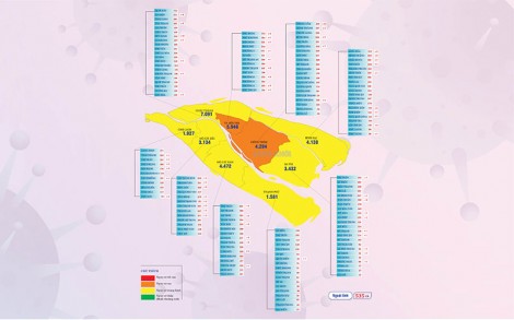 [Infographics] Thông tin dịch Covid-19 tỉnh Bến Tre, ngày 24-1-2022
