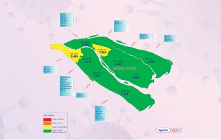 [Infographics] Thông tin dịch Covid-19 tỉnh Bến Tre, ngày 2-2-2022