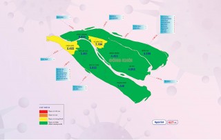 [Infographics] Thông tin dịch Covid-19 tỉnh Bến Tre, ngày 7-2-2022