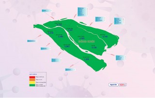 [Infographics] Thông tin dịch Covid-19 tỉnh Bến Tre, ngày 19-2-2022