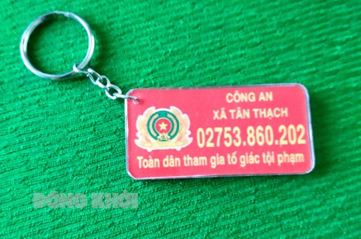 Châu Thành phát huy hiệu quả mô hình “Móc khóa an ninh”