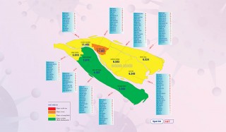 [Infographics] Thông tin dịch Covid-19 tỉnh Bến Tre, ngày 13-3-2022