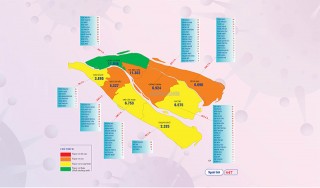 [Infographics] Thông tin dịch Covid-19 tỉnh Bến Tre, ngày 14-3-2022