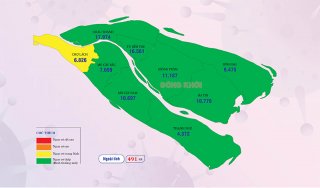 [Infographics] Thông tin dịch Covid-19 tỉnh Bến Tre, ngày 22-4-2022