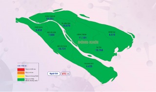 [Infographics] Thông tin dịch Covid-19 tỉnh Bến Tre, ngày 4-5-2022