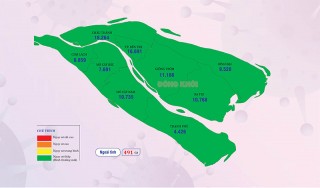 [Infographics] Thông tin dịch Covid-19 tỉnh Bến Tre, ngày 9-5-2022